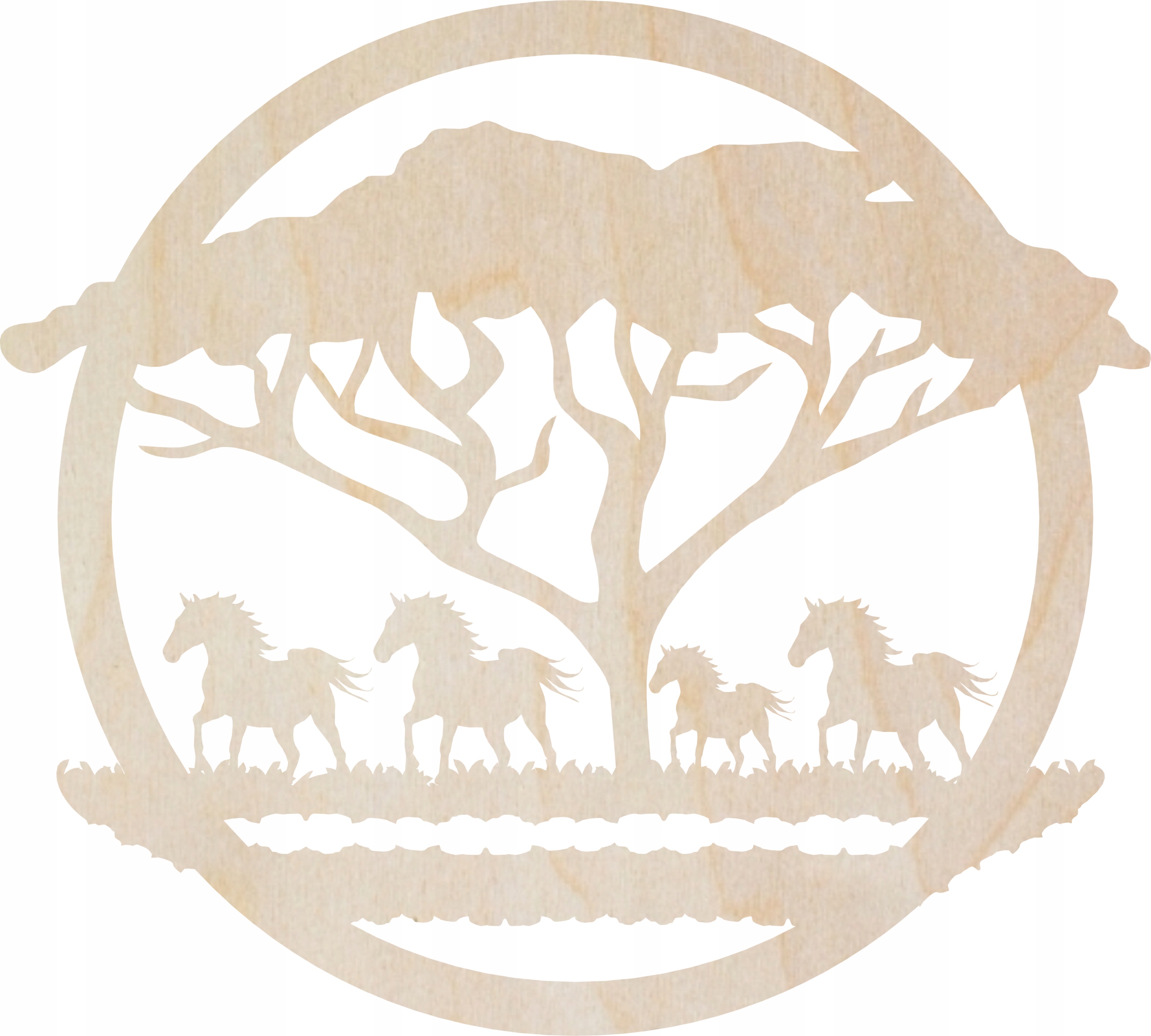 Koło drzewo drzewko w kole obręcz 30 cm bonsai