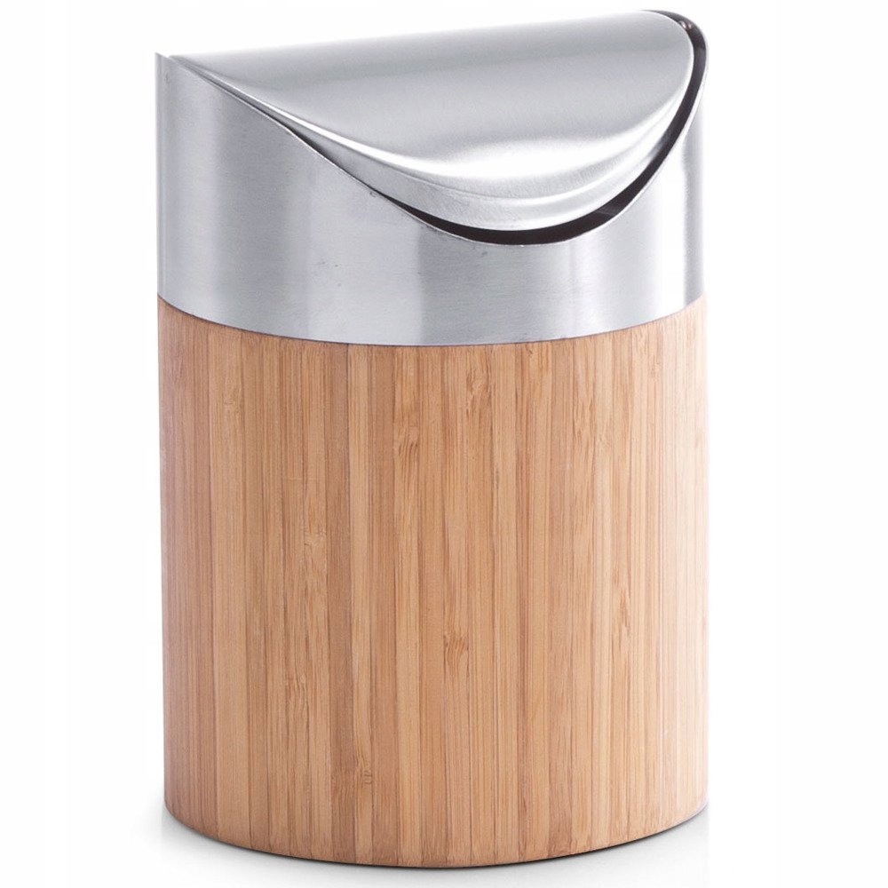 Levně Odpadkový Koš Mini Odpadkový Koš Bambus Swing-Bin Zeller