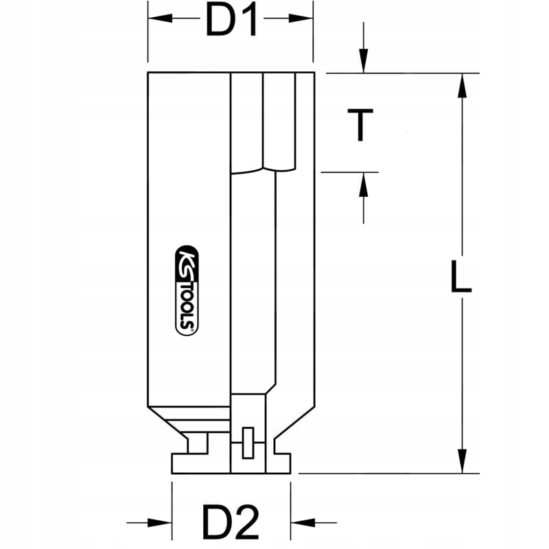 KS Tools 3/4" Nasadka udarowa 27mm, długa Marka KS Tools