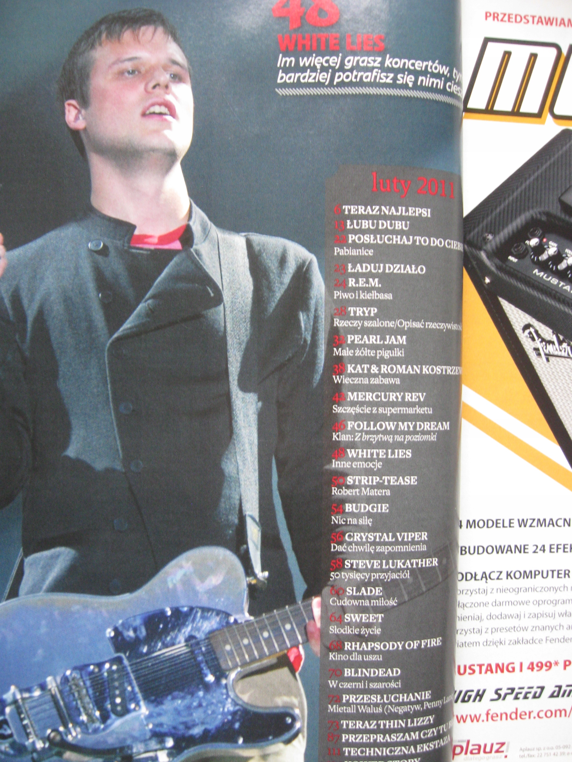 TERAZ ROCK Pearl Jam, KAT, R.E.M., Kazik - 2/2011 Wydawnictwo Teraz Rock