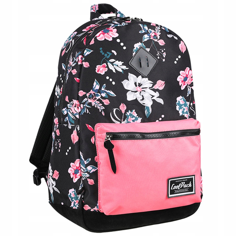 Batoh Coolpack Grasp 2 Dark Romance 25 litrů, květy