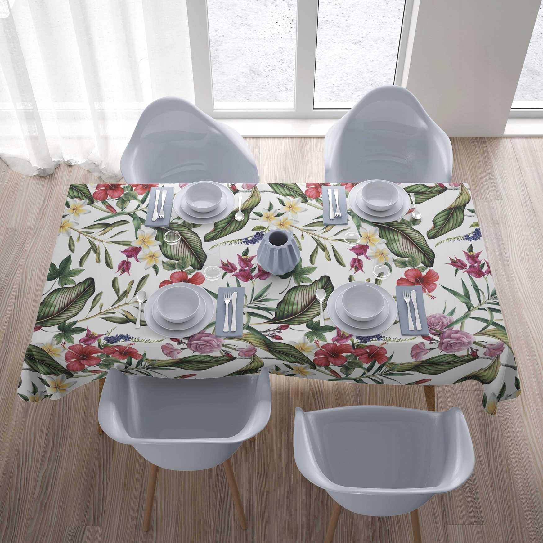 OBRUS PLAMOODPORNY 140X200 GŁADKI MATOWY GRUBY 013 Wzór dominujący inny wzór