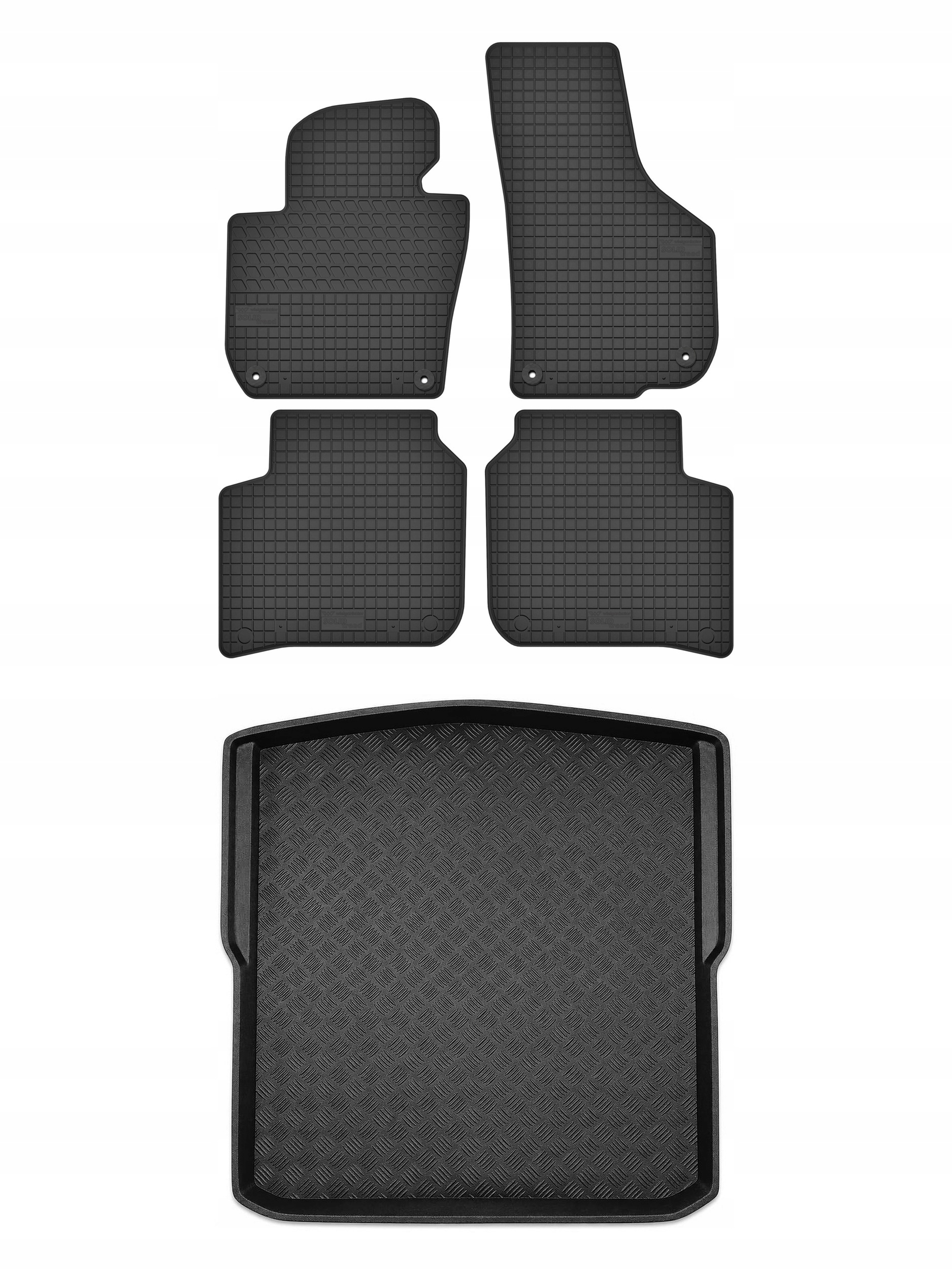 Gumové koberce SolidTread rohož do kufru pro: Škoda Superb II 2008-2015