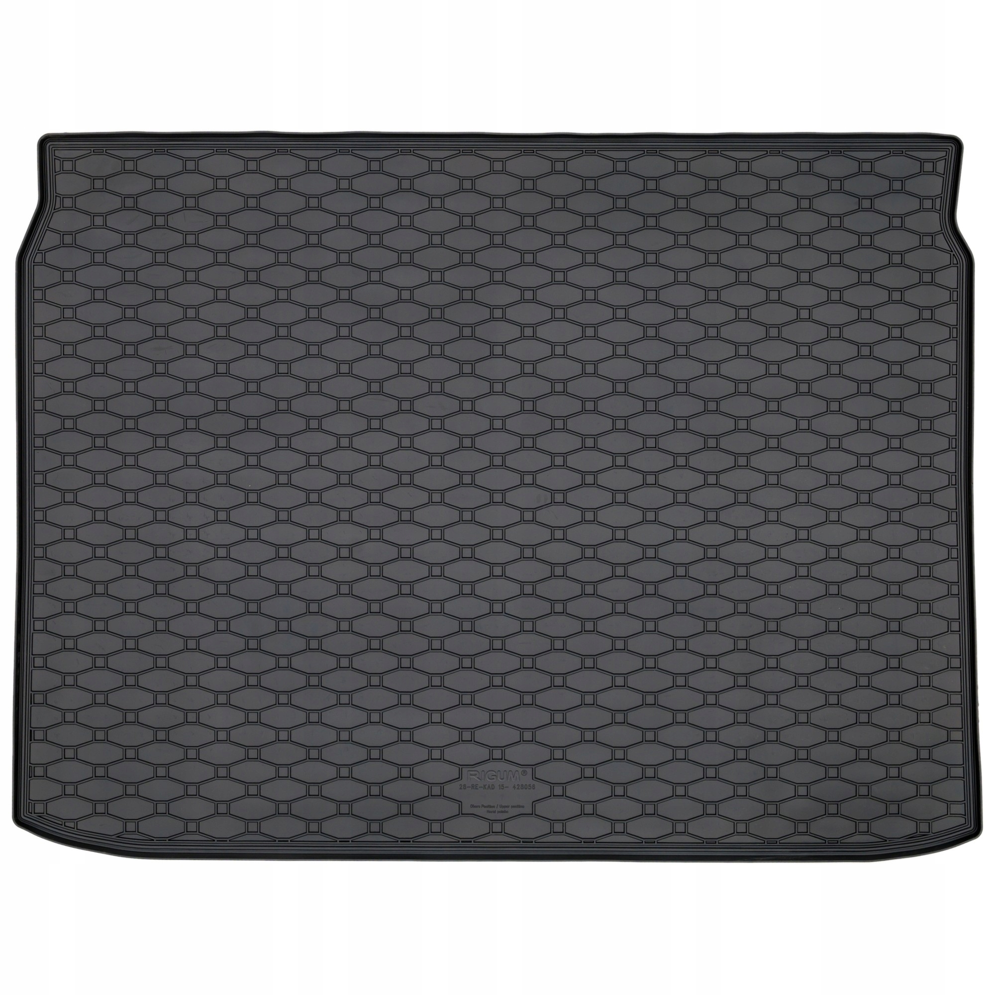 Gumová rohož do zavazadlového prostoru Renault Kadjar 2015-2022, horní podlaha zavazadlového prostoru