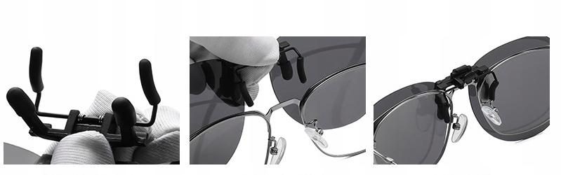 SOCZEWKI DO OKULARÓW SŁONECZNYCH + LODOWE JEDWABNE RĘKAWY + ETUI NA OKULARY Odcień brunatny