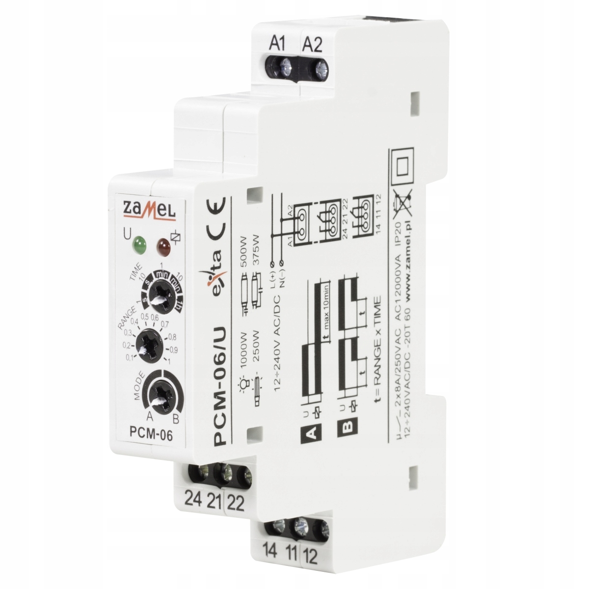 Relé Zamel 0 V IP20 0 A