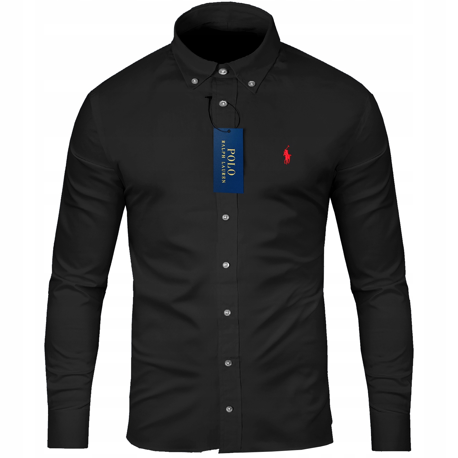 Koszula Polo Ralph Lauren Męska M-XXL SLIM FIT Czarna Roz.XXL