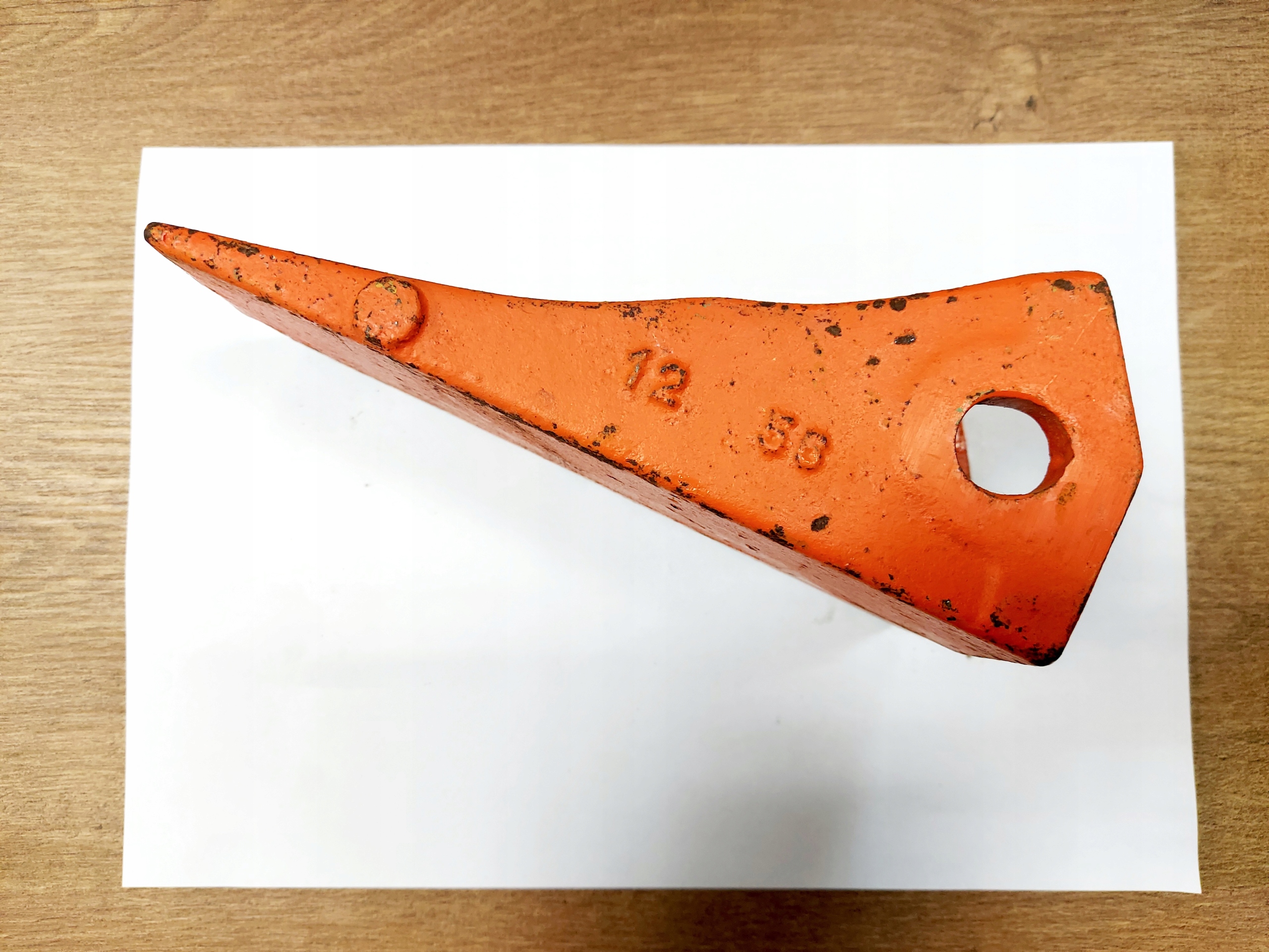 Ząb Fiat 70679206 76026622 Typ maszyny Koparka Koparko-ładowarka