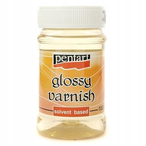 Malířský Lak Efekt Lesku Rozpustný Objem 100 ml Laky Pentart