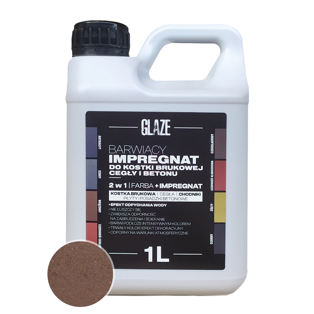 

Impregnat Do Kostki Brukowej Glaze Brązowy 1L