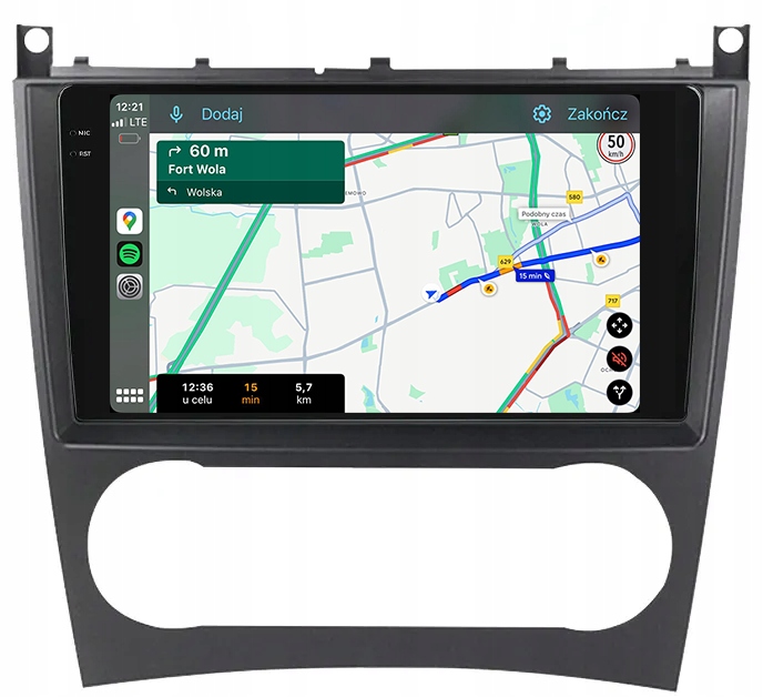 Mercedes W203 Rádio Navigace Android TS20 12GB/256GB 2K Qled