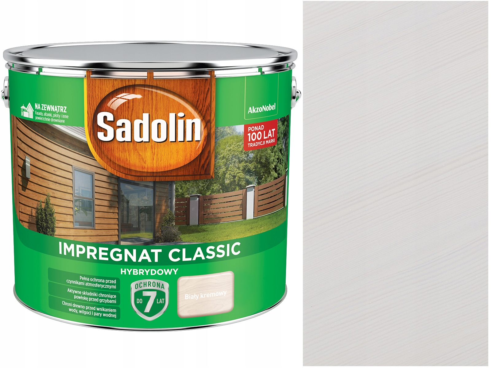 

Sadolin Classic Hybrydowy Biały Kremowy 4,5L