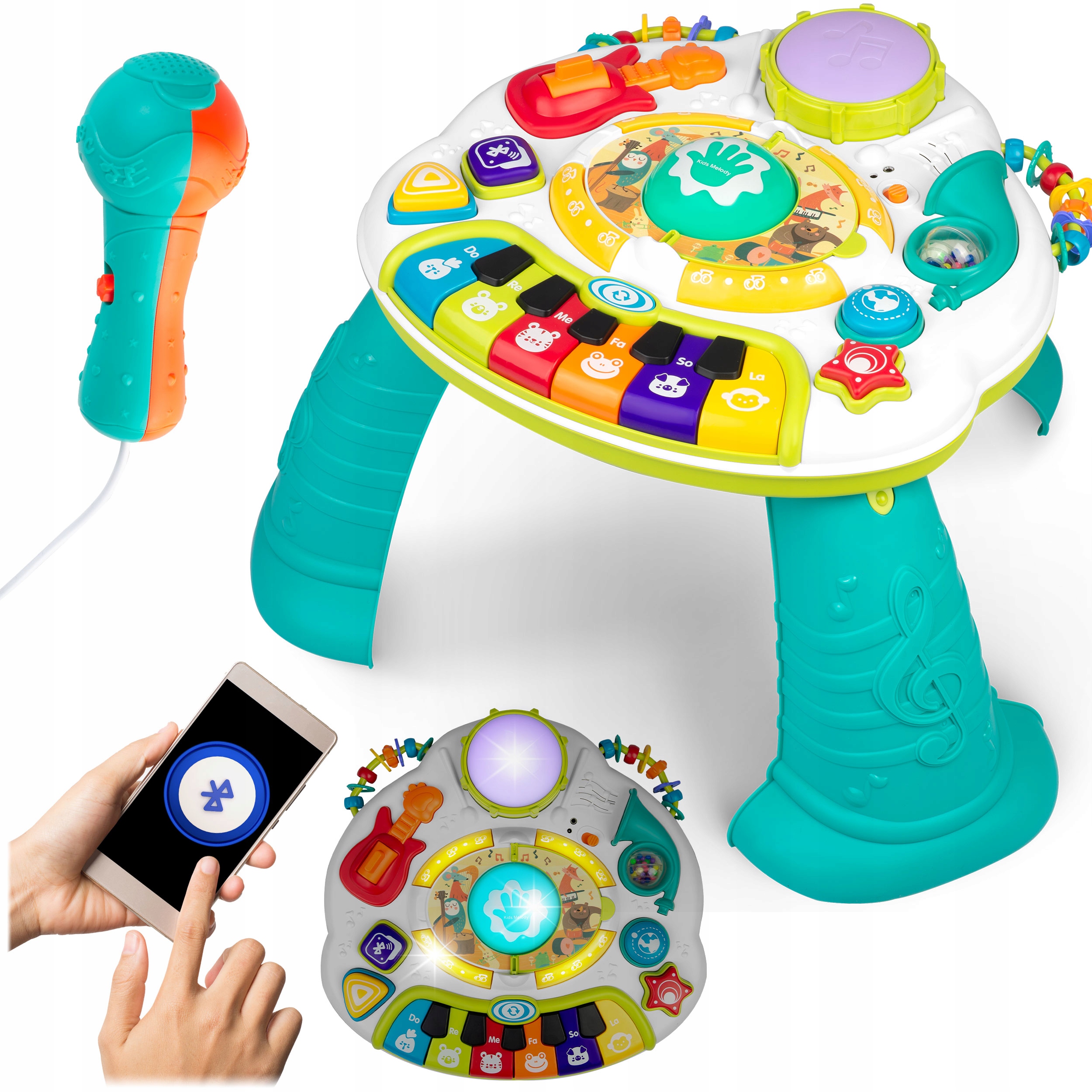 

Stolik Edukacyjny Interaktywny Mikrofon Bluetooth