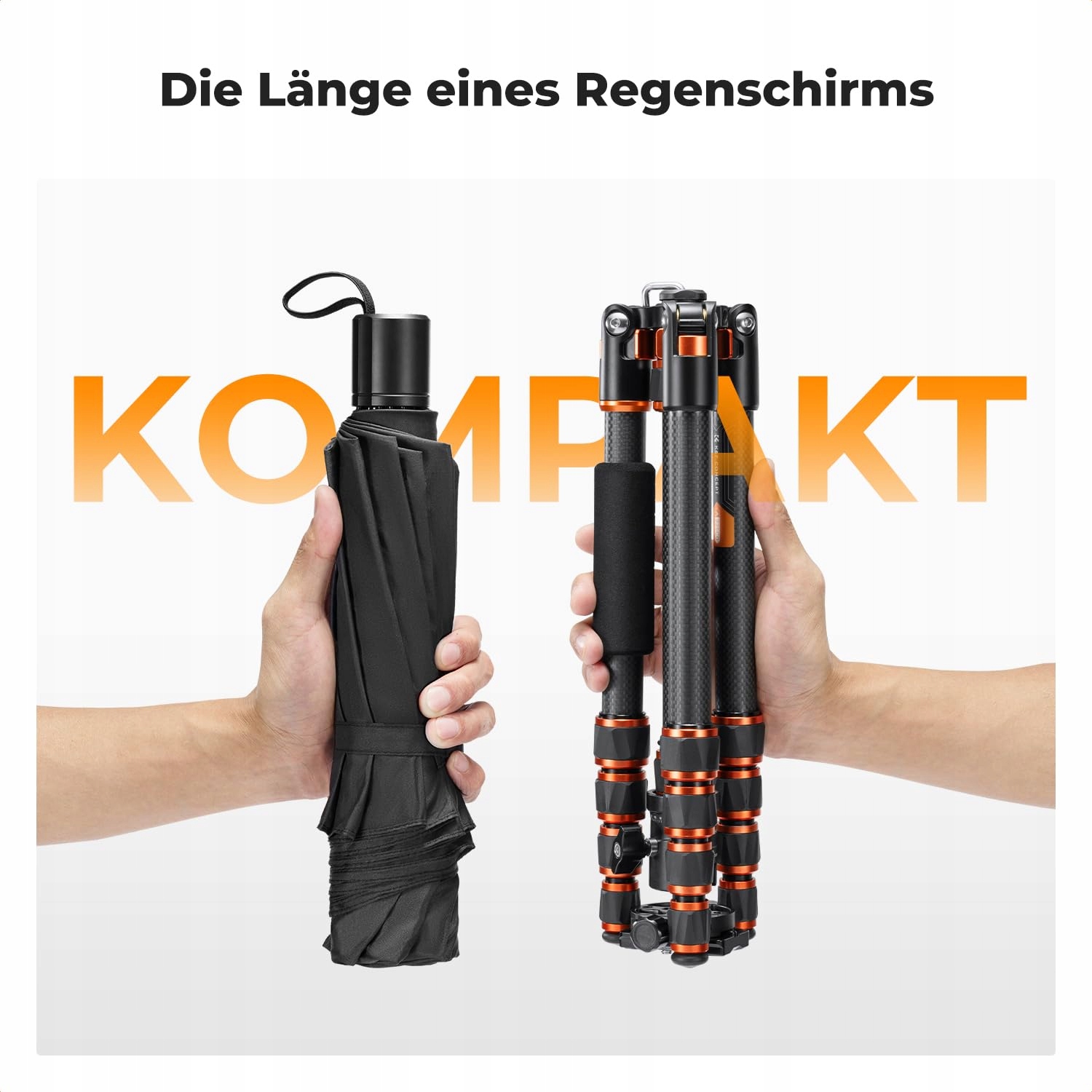 K&F CONCEPT Statyw Carbonowy 152cm Lekki Tripod z 360° Głowicą do DSLR — miniatura 2