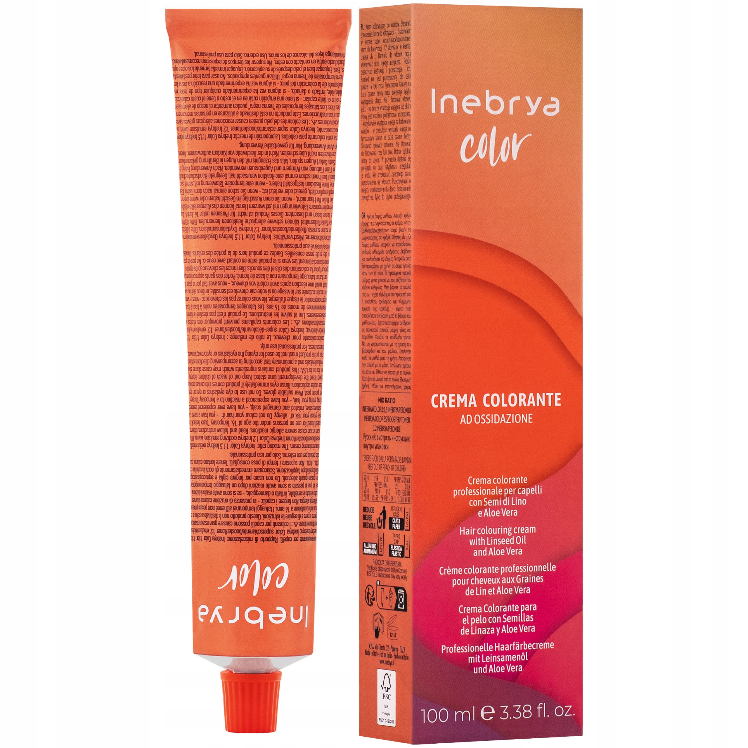 

Inebrya Color 100ml Paleta farby włosów do wyboru