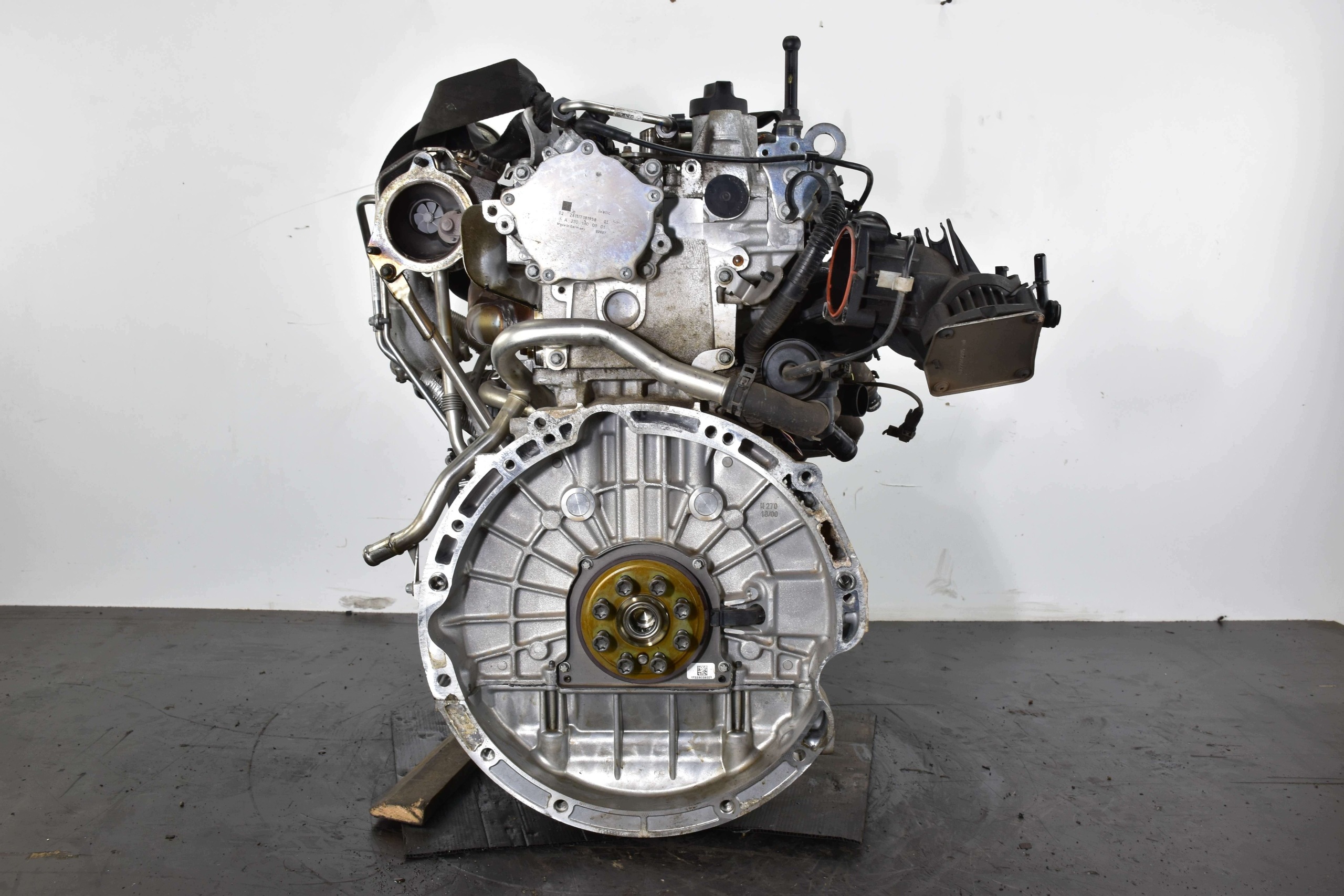 engine MERCEDES W246 W176 C117 270910 1.6 CGI 11-18r @ KOMPRESJA @