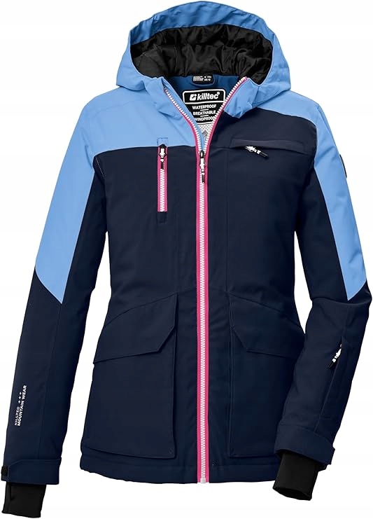 C7/2 Killtec Kurtka narciarska/kurtka funkcyjna z kapturem dziecięca r. 176