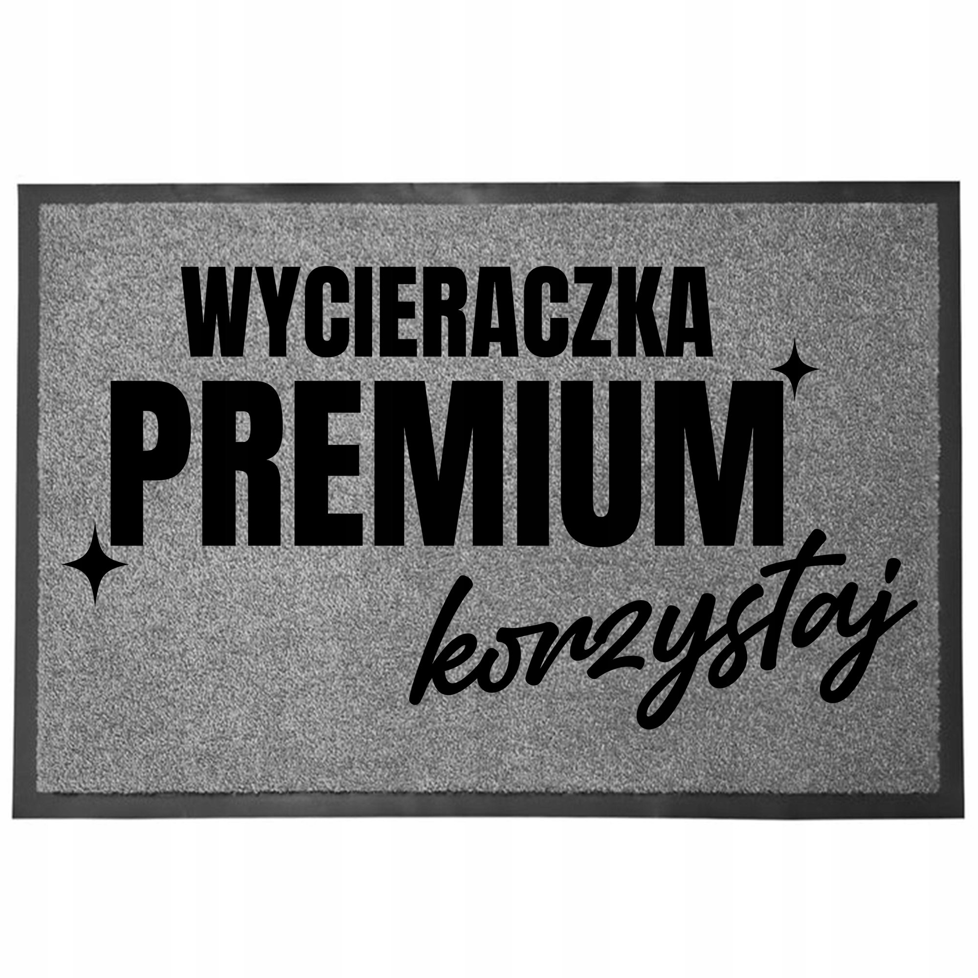 Wycieraczka Wejściowa Szara 40X60CM Pod Drzwi Z Humorem Zabawna Premium