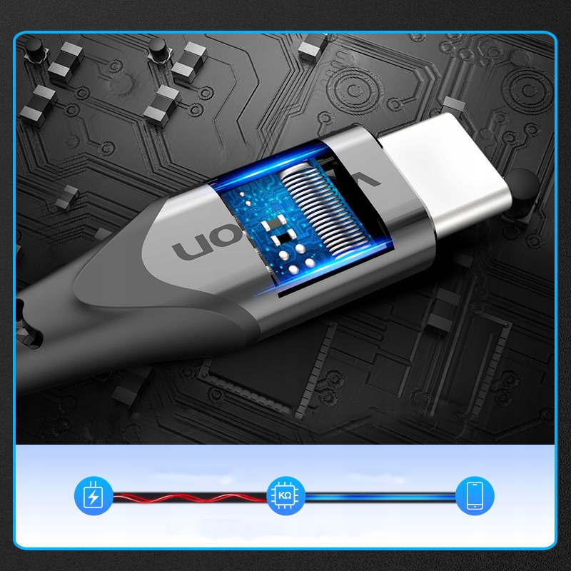 VENTION Mocny Kabel USB - USB Type-C 3A Oplot 0,25 Kod producenta CODHC