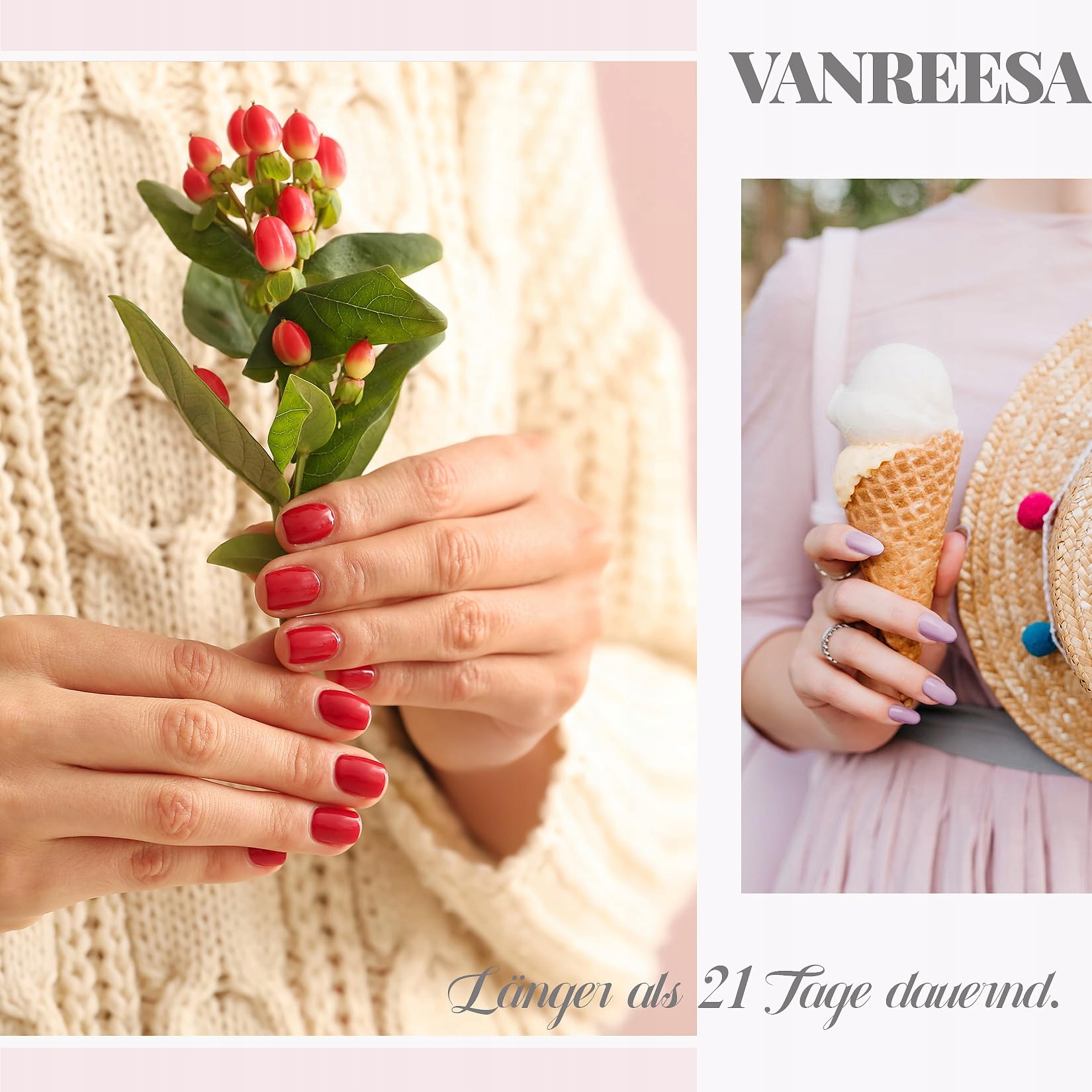 VANREESA Zestaw Lakierów UV 16 Kolorów z Lampą LED 48W do Manicure — miniatura 4