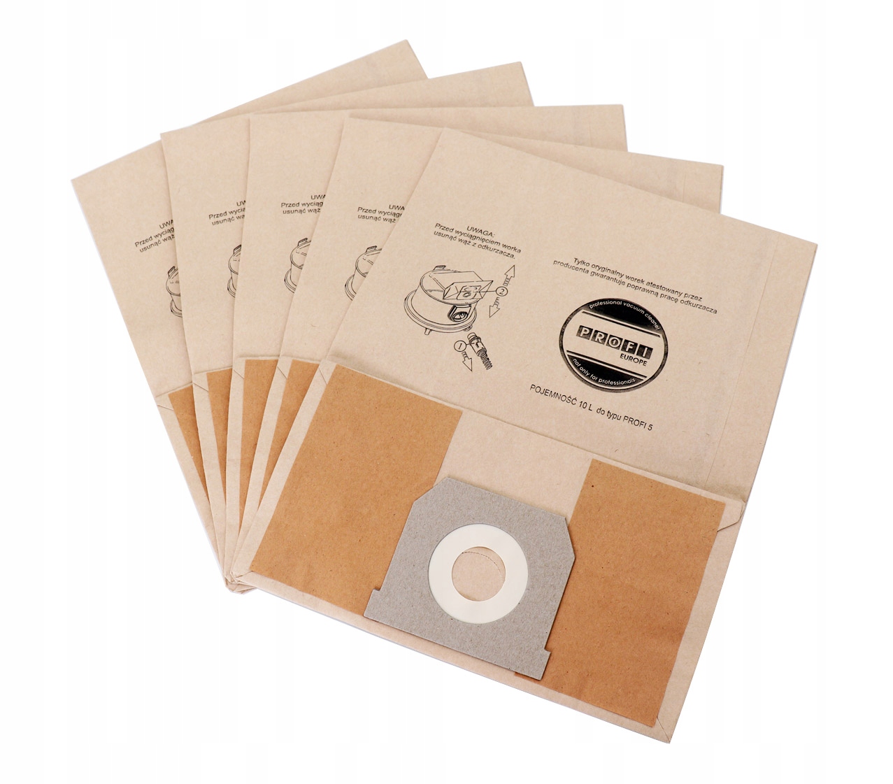 Worki dwuwarstwowe do odkurzacza PROFI 5 PROFI 6