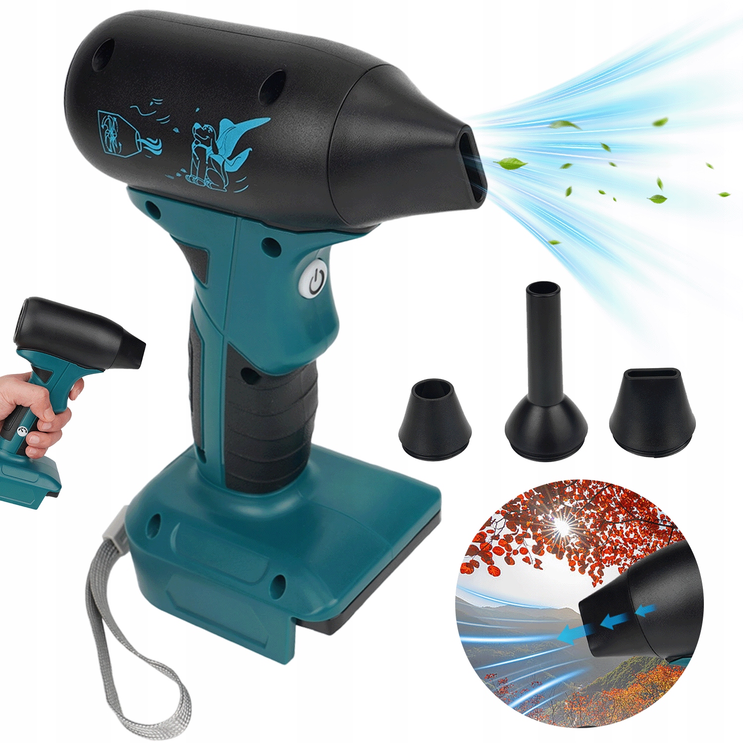 Elektrické Dmychadlo 130000 Rpm S Baterií Pro Odvlhčování Vysavač