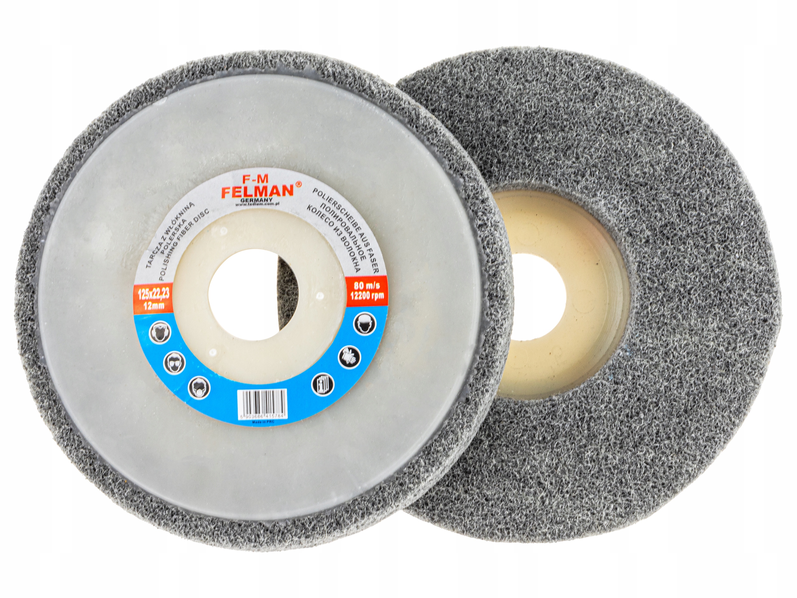 TARCZA POLERSKA WŁÓKNINA NYLONOWA STAL INOX 125mm