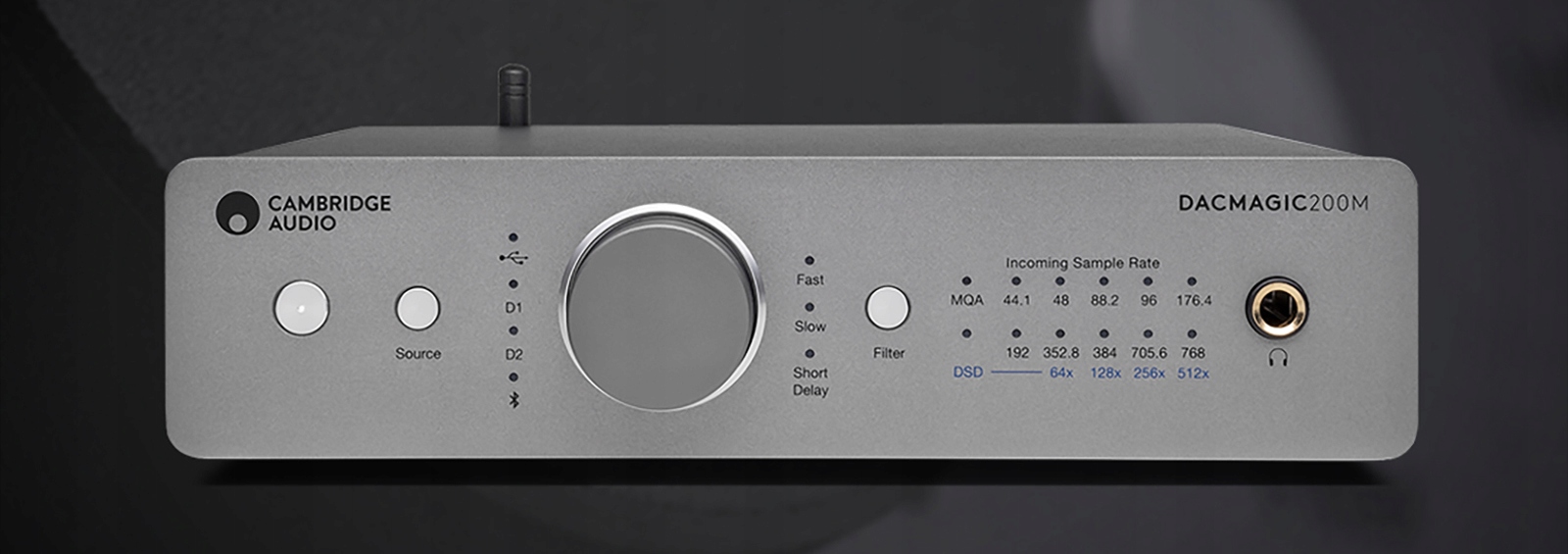 CAMBRIDGE AUDIO DACMAGIC 200M PRZETWORNIK DAC MQA Komunikacja Bluetooth