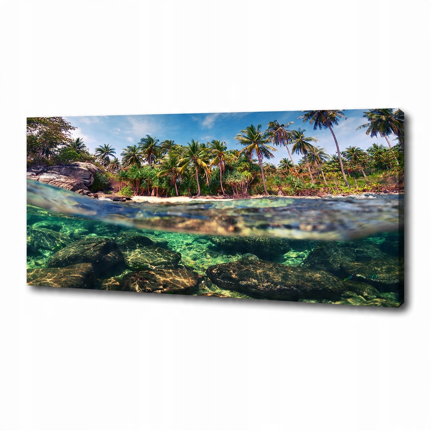 

Foto obraz na płótnie Tropikalna plaża 125x50 cm
