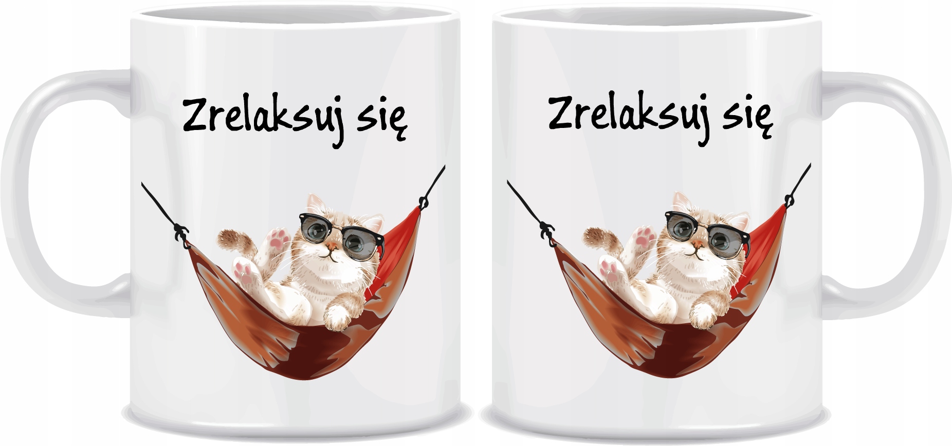 

Kubek Kot Kotek śmieszny napis Prezent