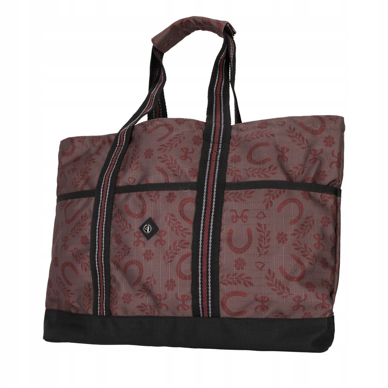 Torba na szczotki dla koni Qhp Tote 26AW Whispering Woods duża brązowa