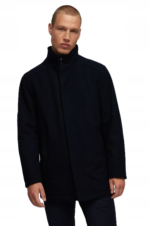 Daniel Hechter Pánský Tmavě Modrý Kabát S Vlnou 58 Jgf