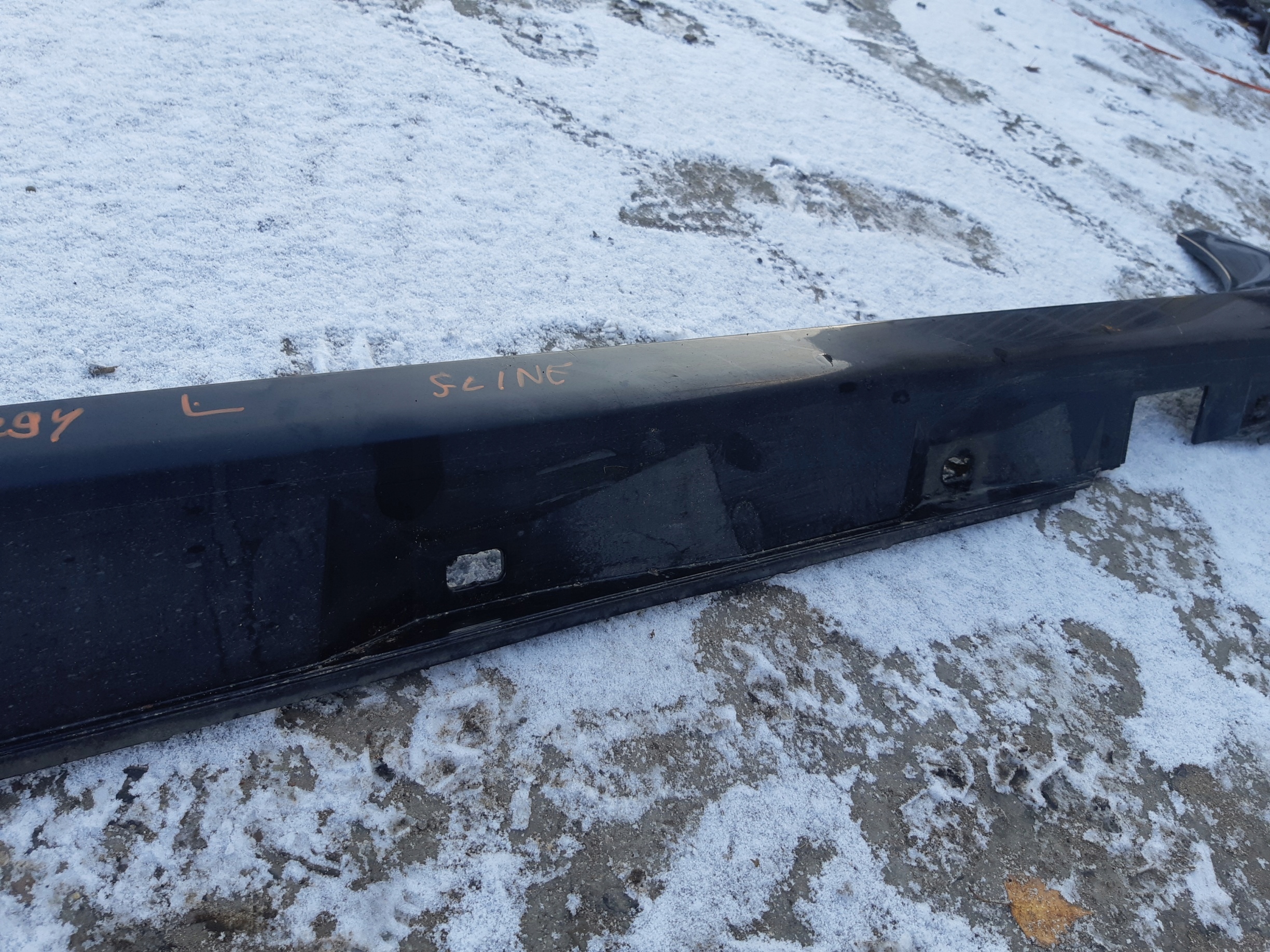 AUDI A6 C7 LZ9Y moulding cap threshold S-LINE left 4G0853855F