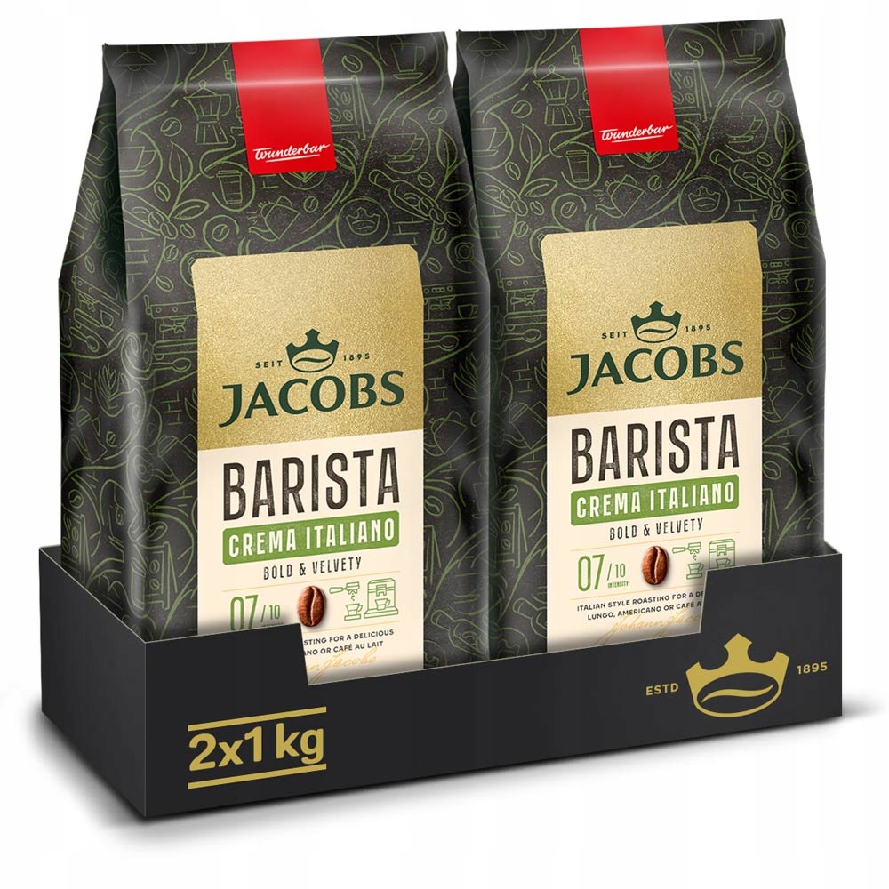 Kawa ziarnista Jacobs Barista Italiano Crema 2kg