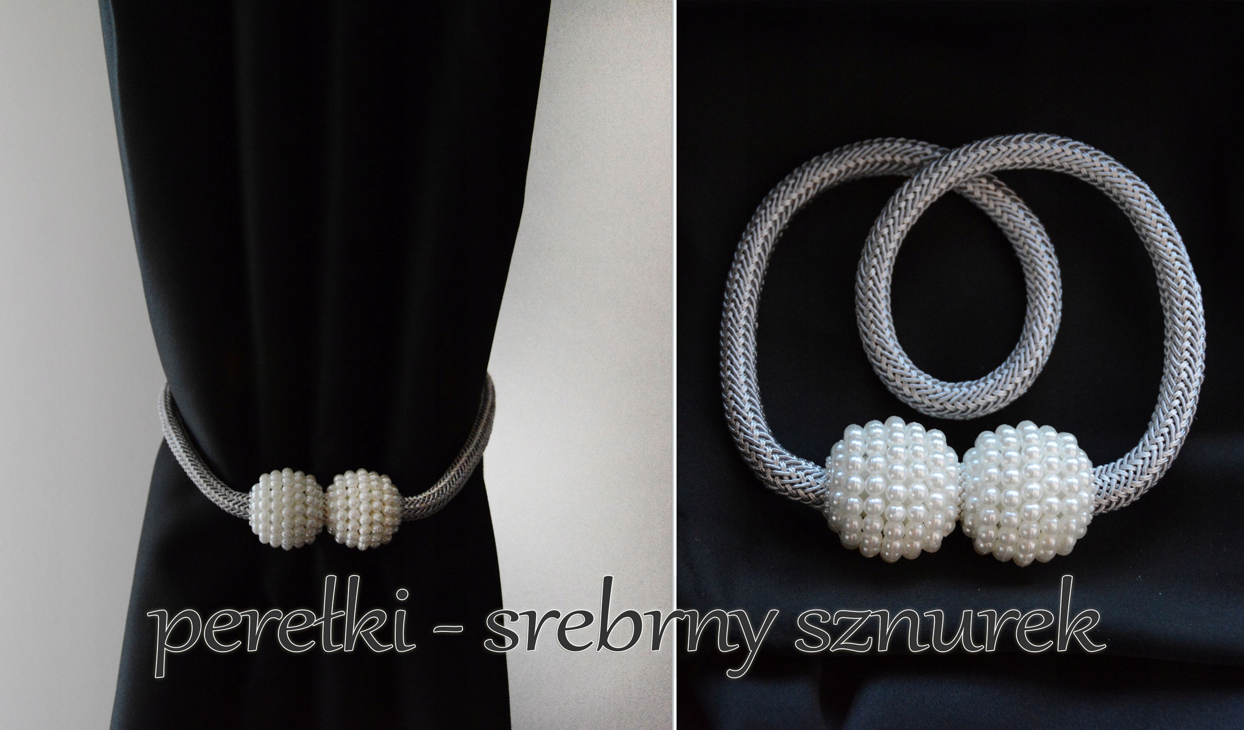 SZNUR NA MAGNES SPINKA KLAMRA MAGNETYCZNA PEREŁKI SZARA Kod producenta Spinka-magnes-perelki