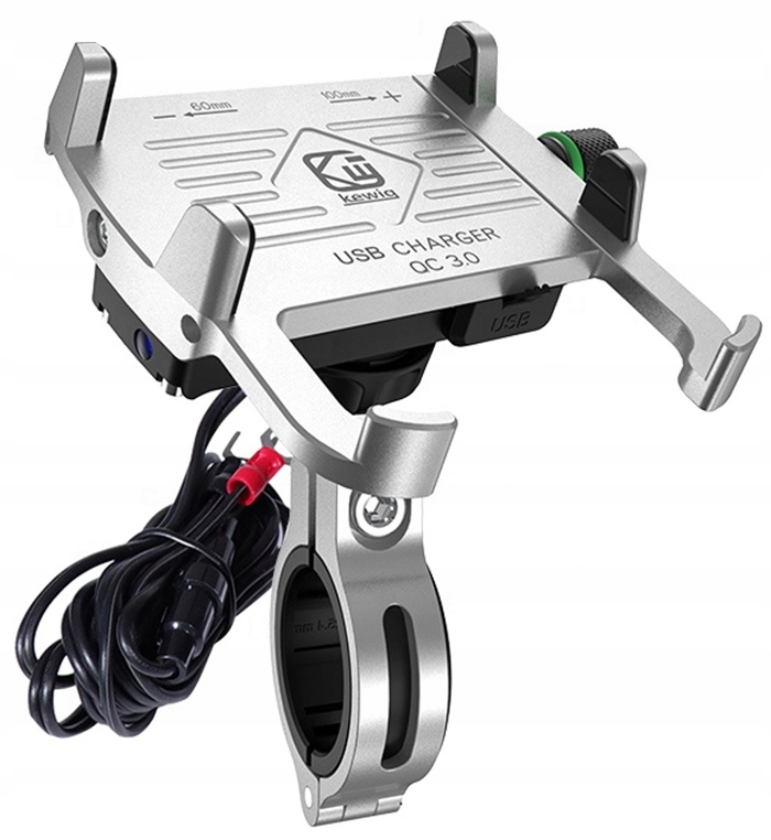 ДЕРЖАТЕЛЬ ТЕЛЕФОНА МОТОЦИКЛ ЗАРЯДНОЕ УСТРОЙСТВО USB 3.0 QC