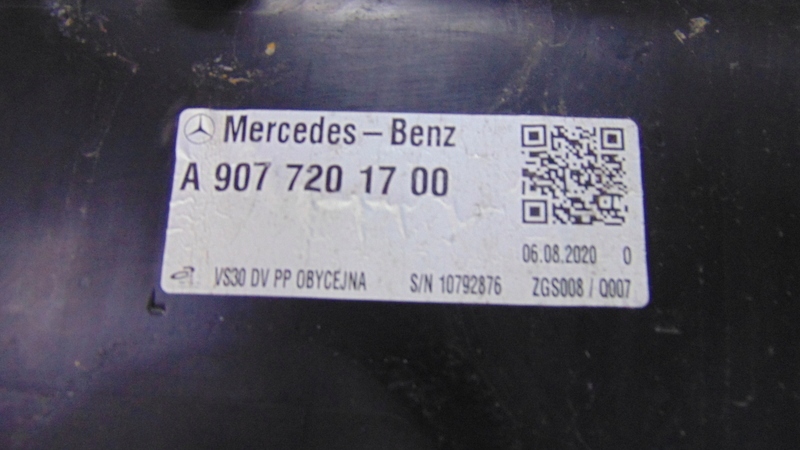 upholstery side door right front EU MERCEDES SPRINTER A910 A907 18-25R