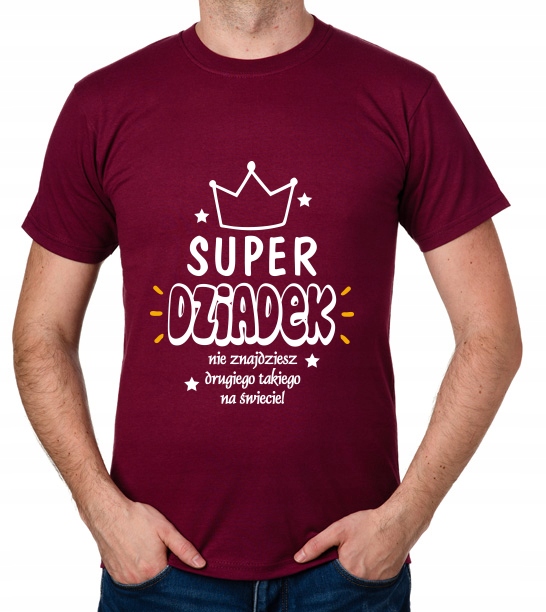 

koszulka Super Najlepszy Dziadek prezent