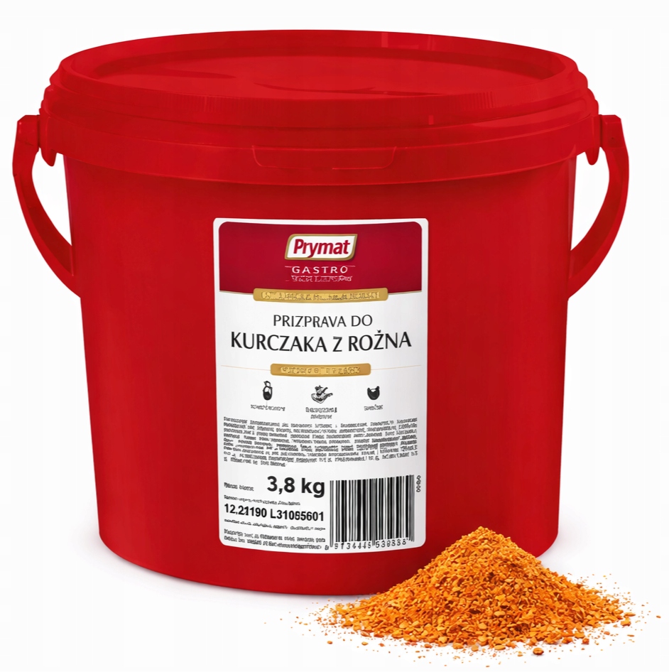 Prymat Przyprawa do Kurczaka z Rożna 3,8 kg GastroLine Mieszanka do Drobiu