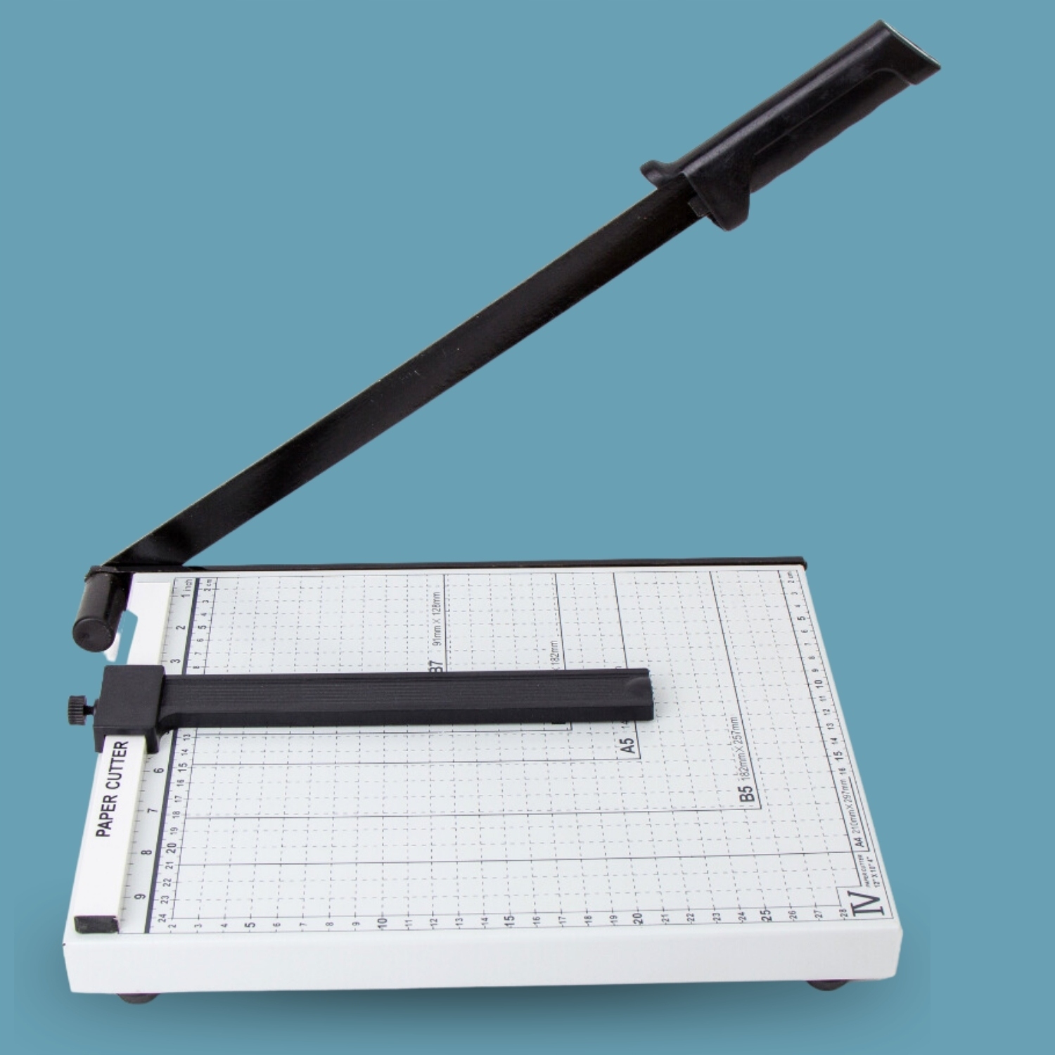 MOCNA GILOTYNA SAMOOSTRZĄCA DO CIĘCIA PAPIERU METALOWA OBCINARKA TRYMER A4 Marka Becke