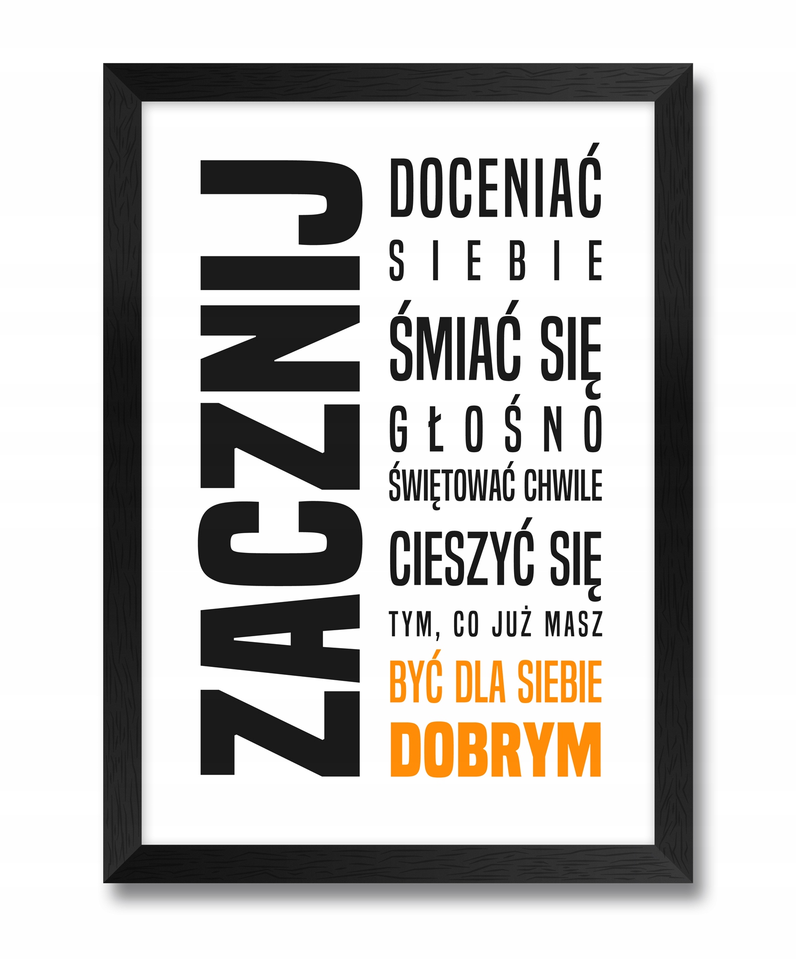 

Obraz obrazek z ramce z cytatem ścianę
