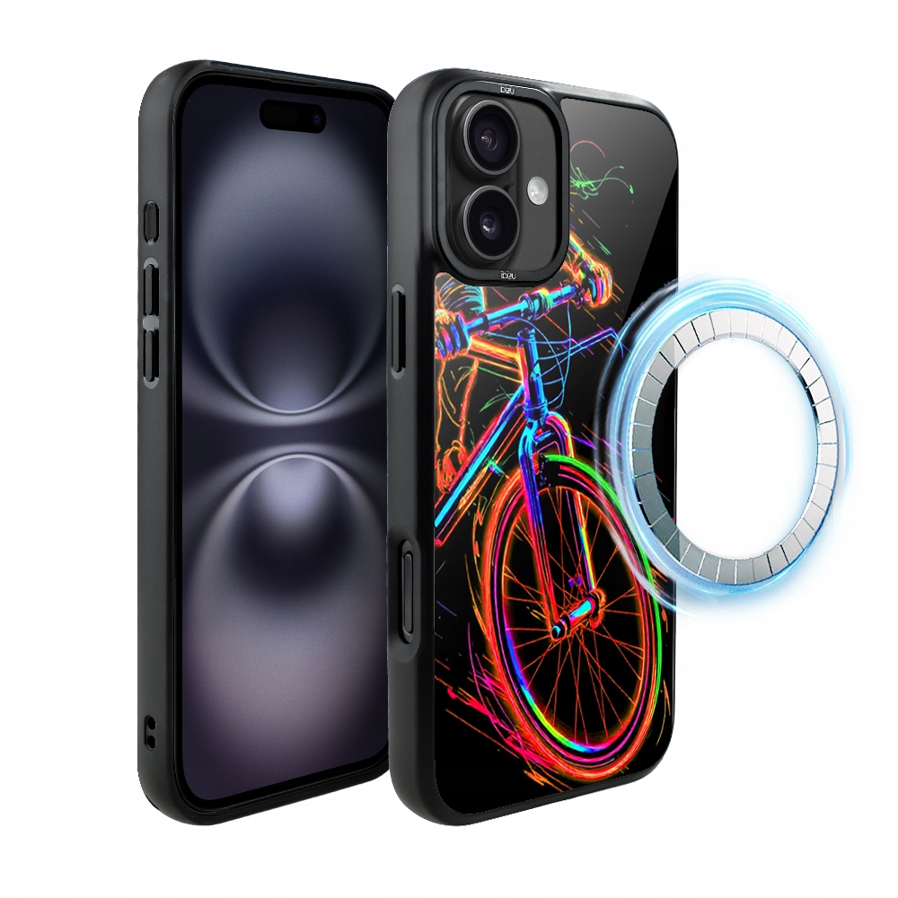 Pouzdro pro iPhone 16 Plus Ibizu DropGuard Matt s MagSafe, cyklistická vibrace