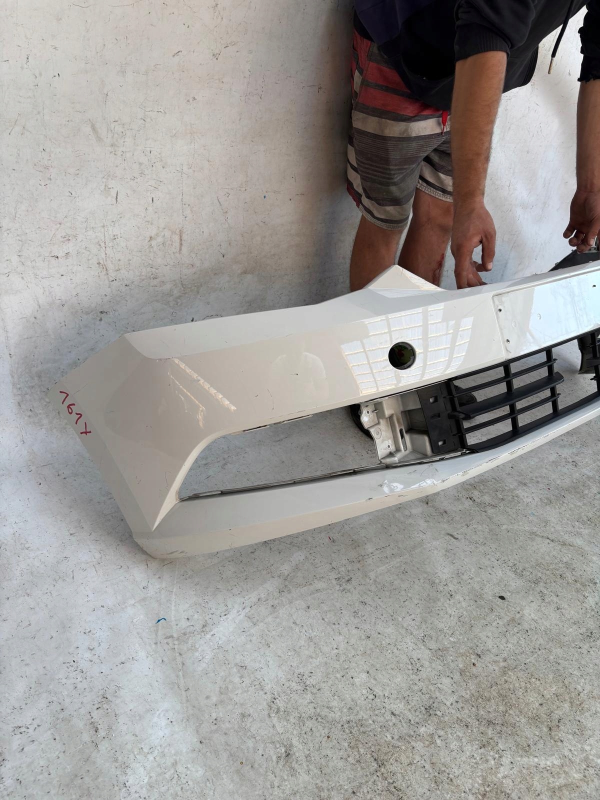 SKODA FABIA III 3 14-18 bumper front front