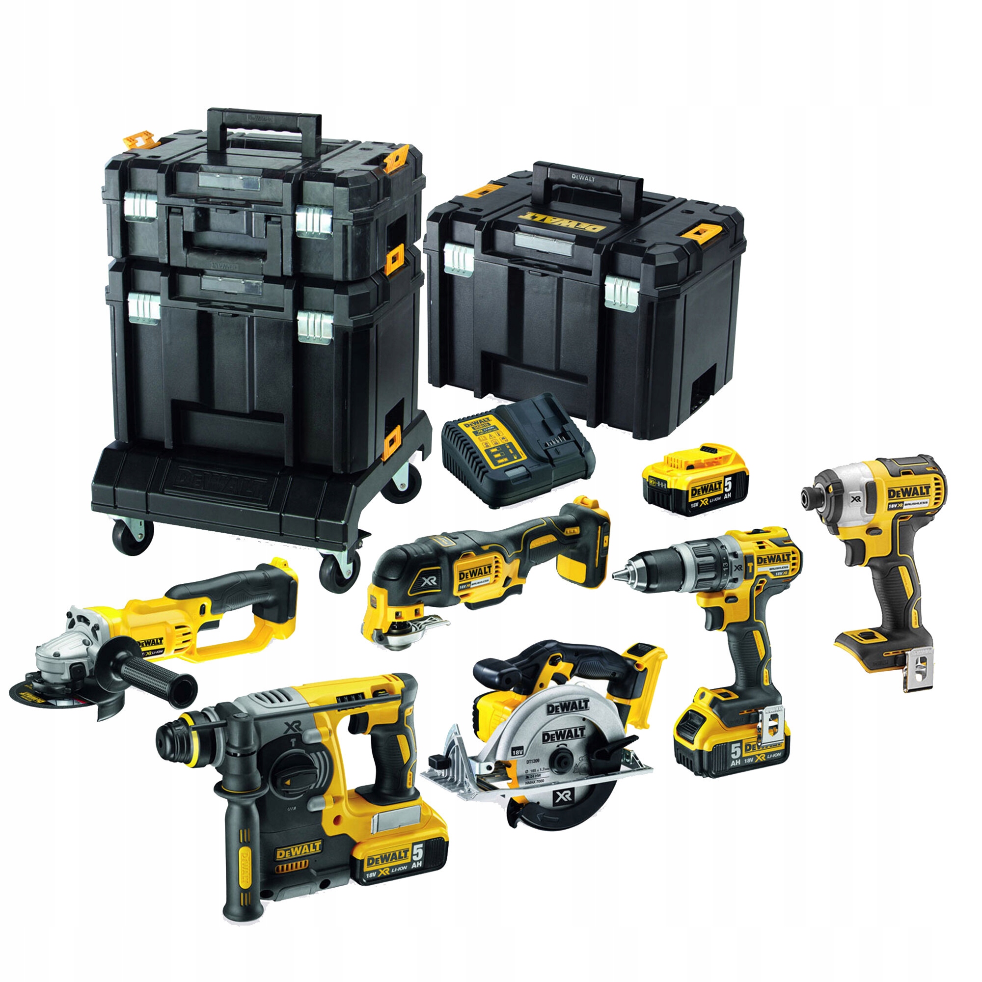 Sada Combo 6 nástrojů 18V DeWalt DCK654P3T-QW