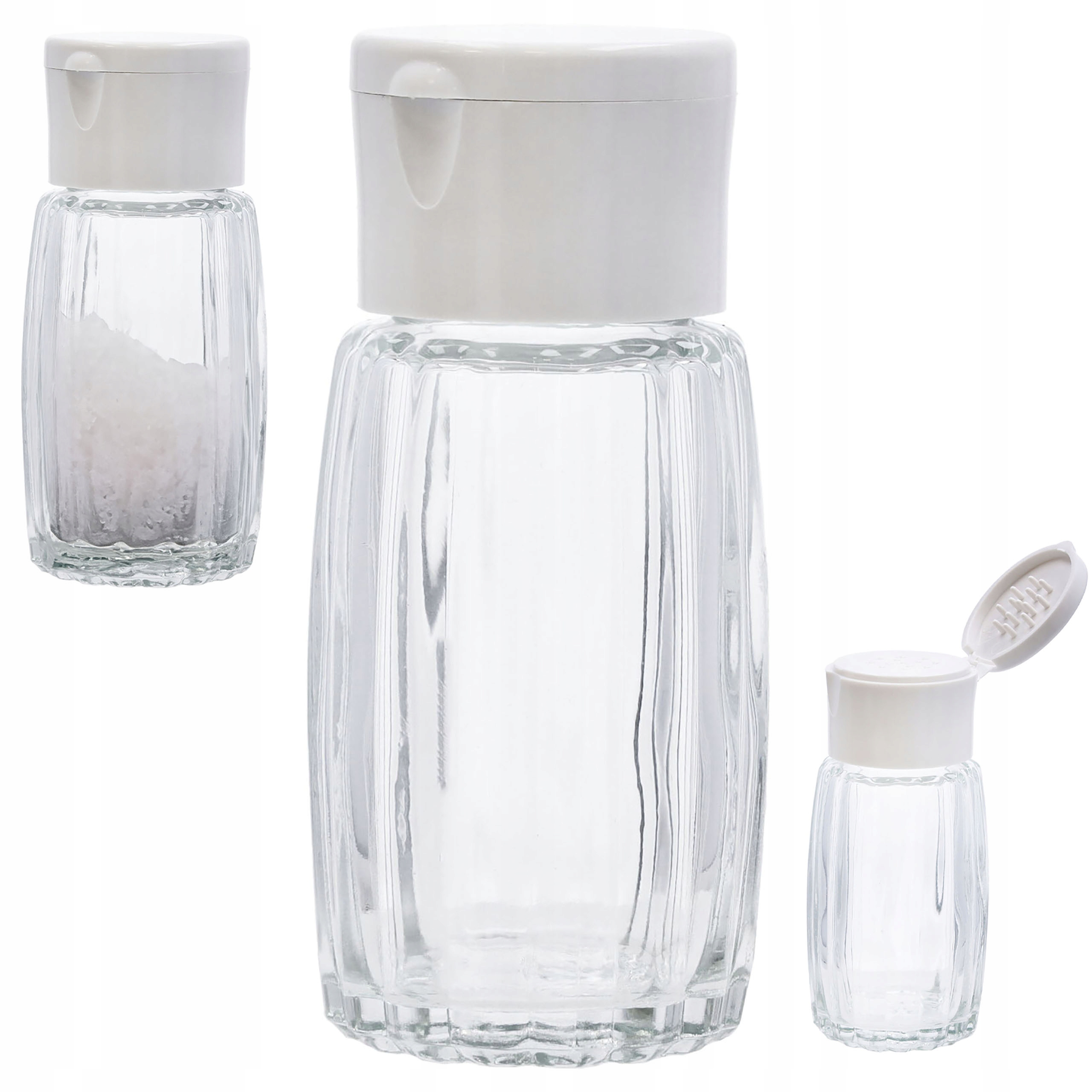 SOLNICZKA pojemnik na sól pieprz 50ml dozownik z klapką przyprawnik