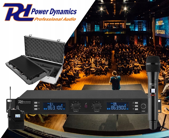 Bezprzewodowy zestaw mikrofonowy PD632C Zawiera baterie tak