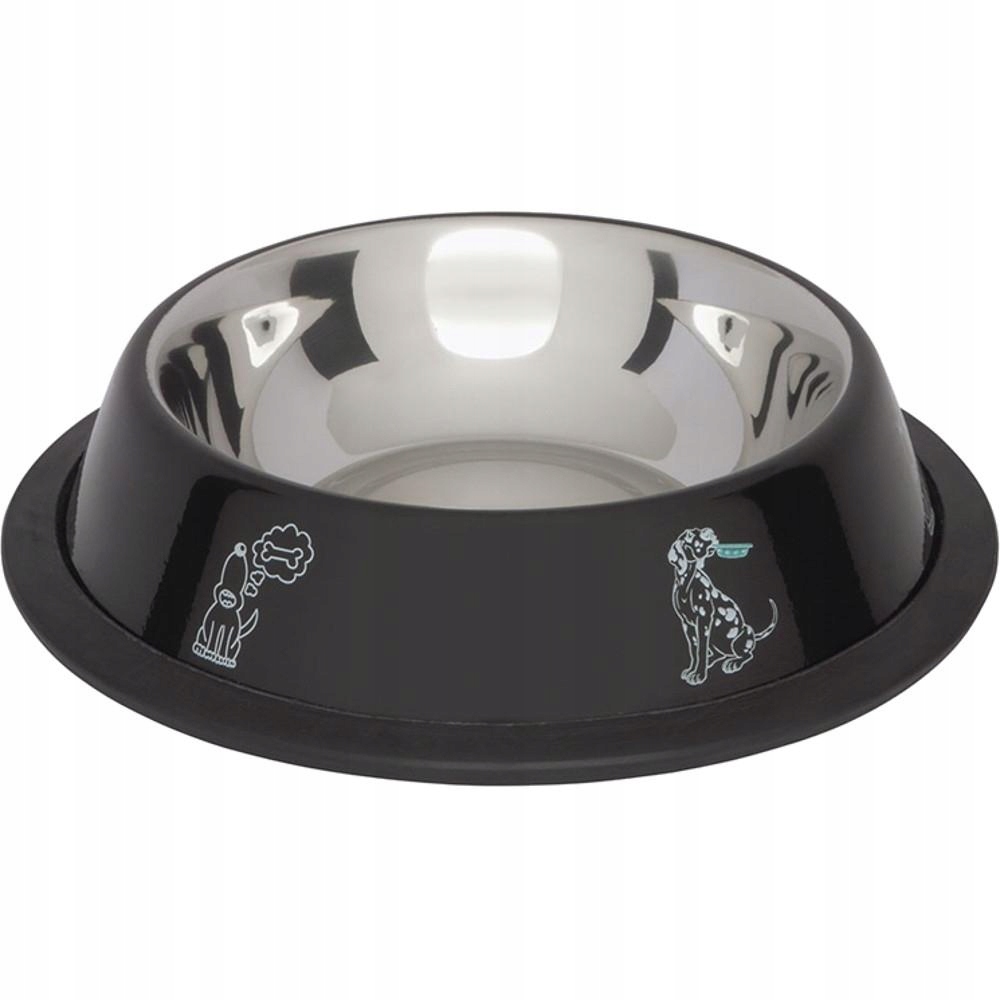 

Barry King Miska na gumie z nadrukiem 0,9L czarna