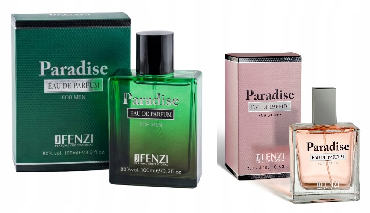 JFenzi Paradise Men Women 2x100 ml parfémovaná voda