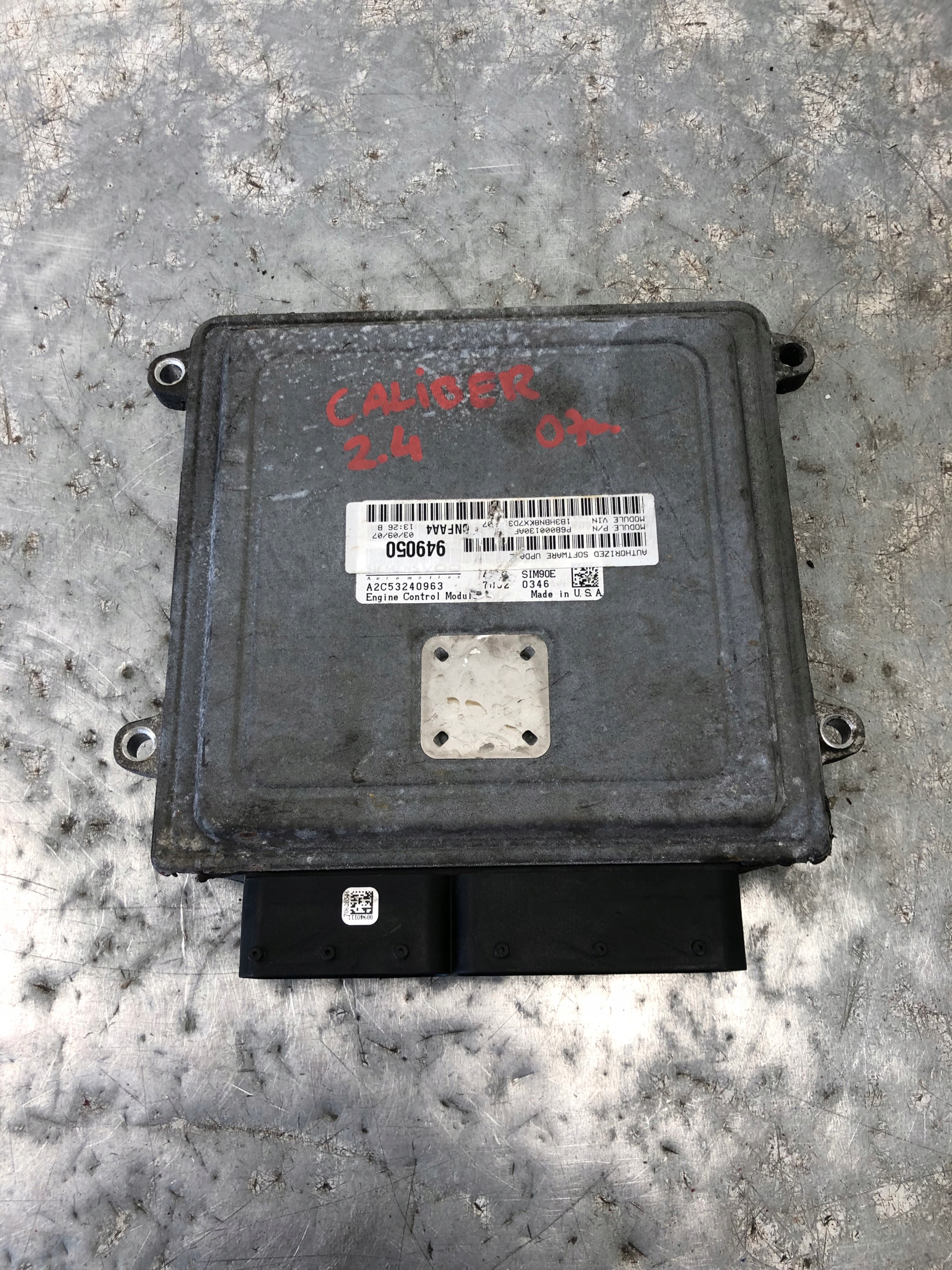 computer Motore 2.4 VVT DODGE CALIBER P68000130AF