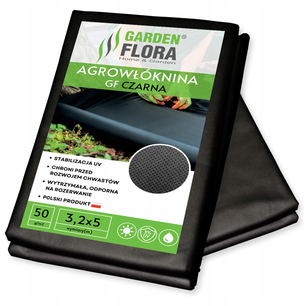 

Agrowłóknina Na Chwasty 3,2x5m Agrotkanina 50g